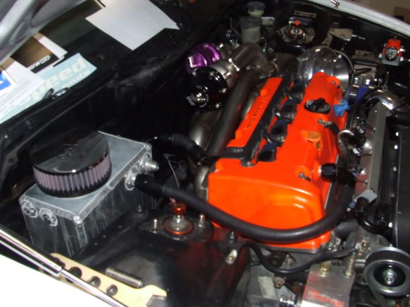 Catch can for k20/24 with valve cover .. The K Series